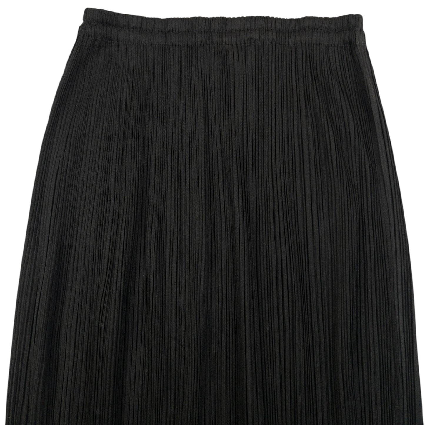 Vintage 90s Pleats Please By Issey Miyake Pleated Skirt Womens One Size | O/S, Black