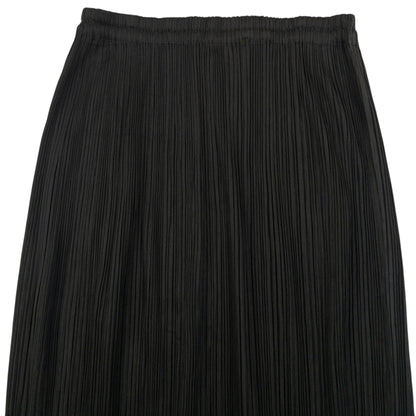 Vintage 90s Pleats Please By Issey Miyake Pleated Skirt Womens One Size | O/S, Black