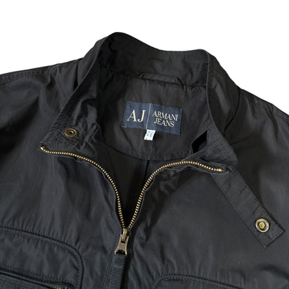 Armani Jeans 00’s Cropped Multipocket Jacket S | Small, Black