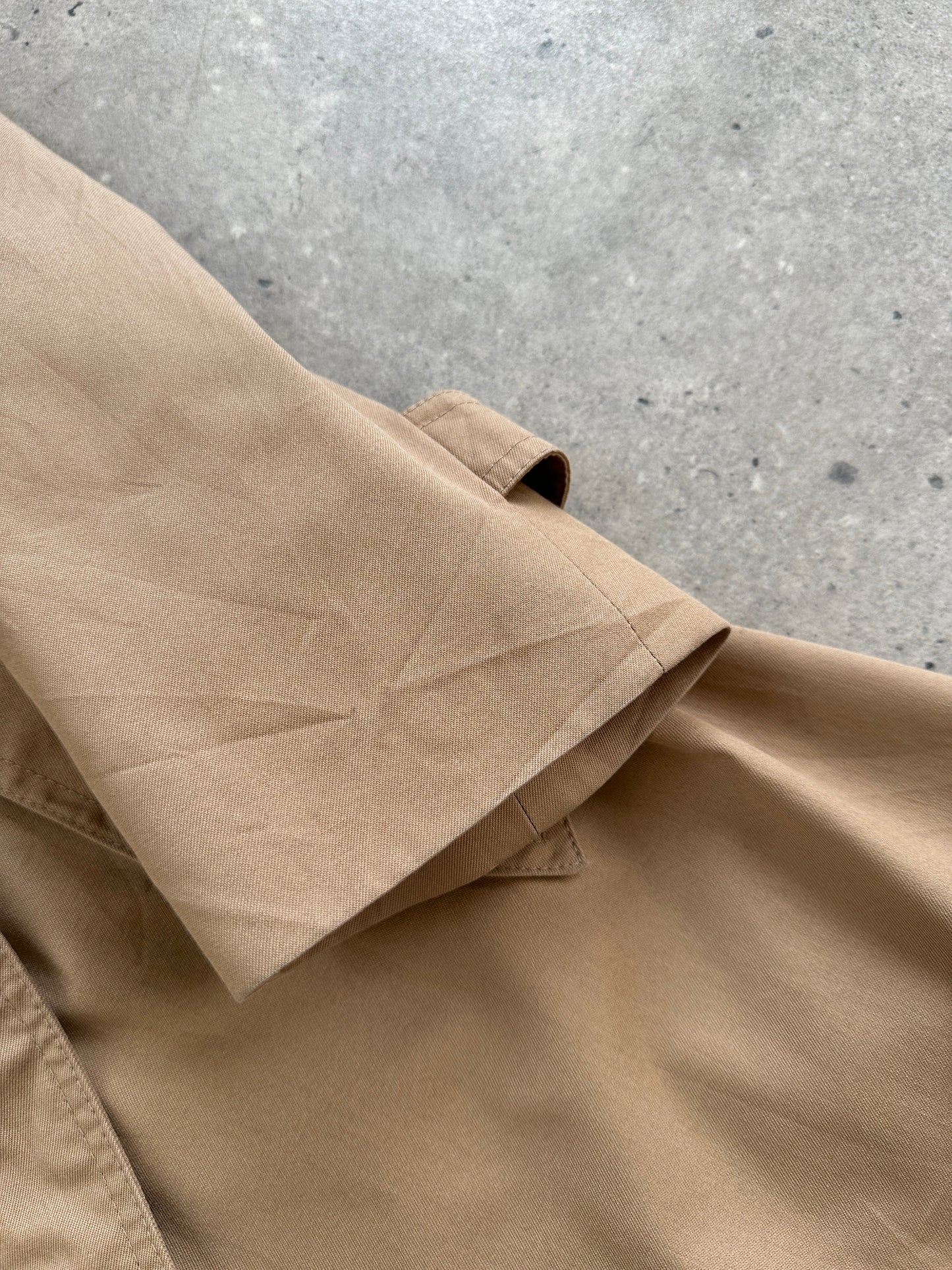 Christian Dior Monsieur Cotton Single Breasted Belted Trench Coat - M