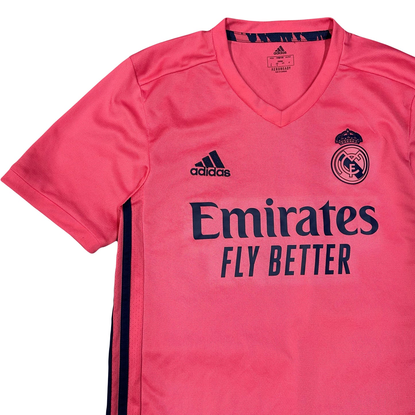 Adidas Real Madrid 2020/21 Shirt In Pink ( S )