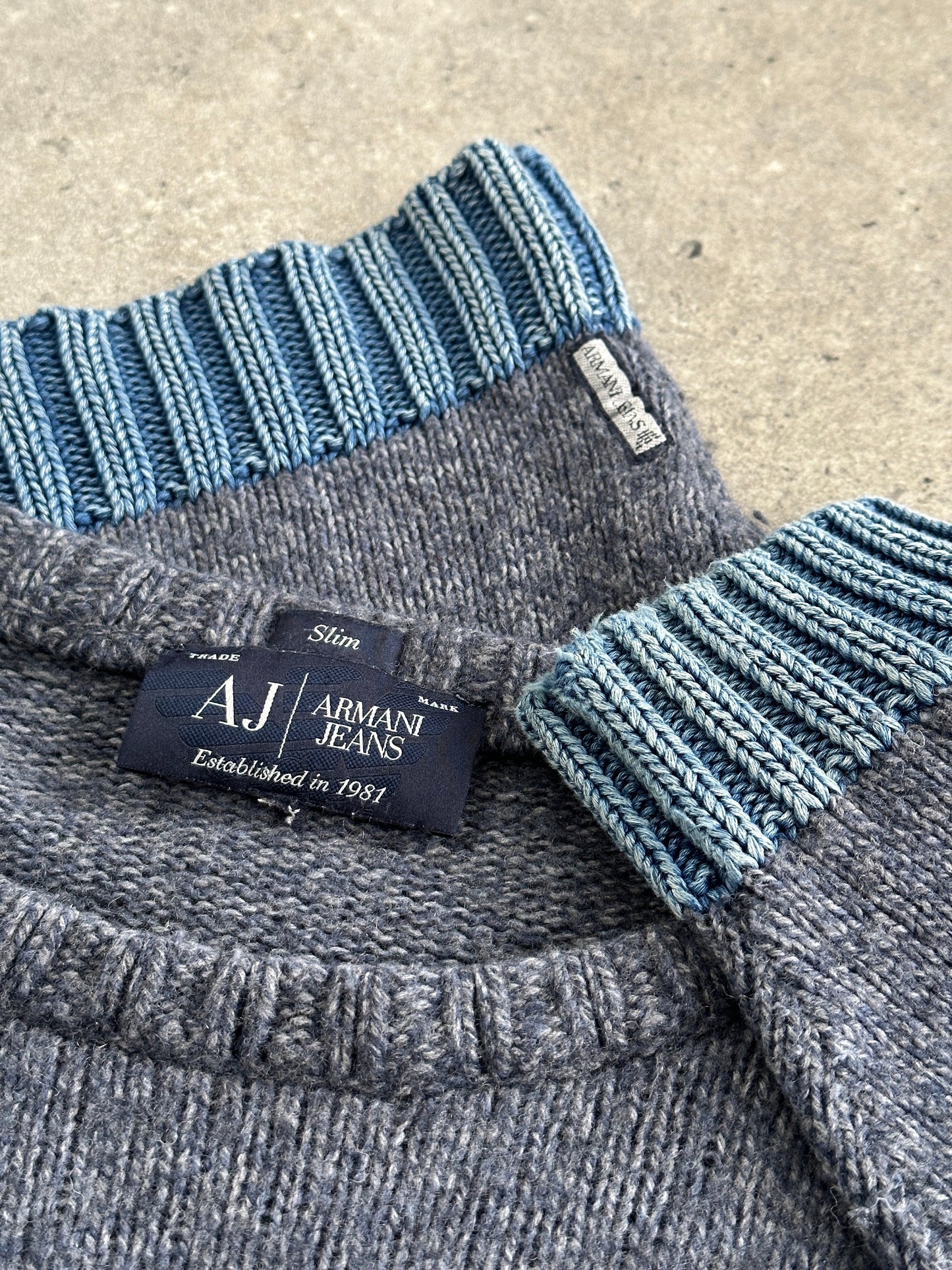 Armani Jeans Wool Knitted Jumper - M/L