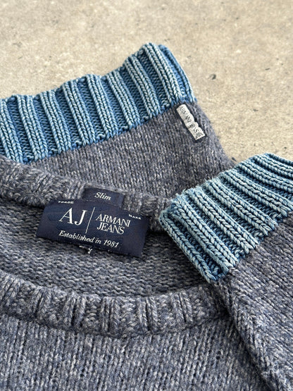 Armani Jeans Wool Knitted Jumper - M/L