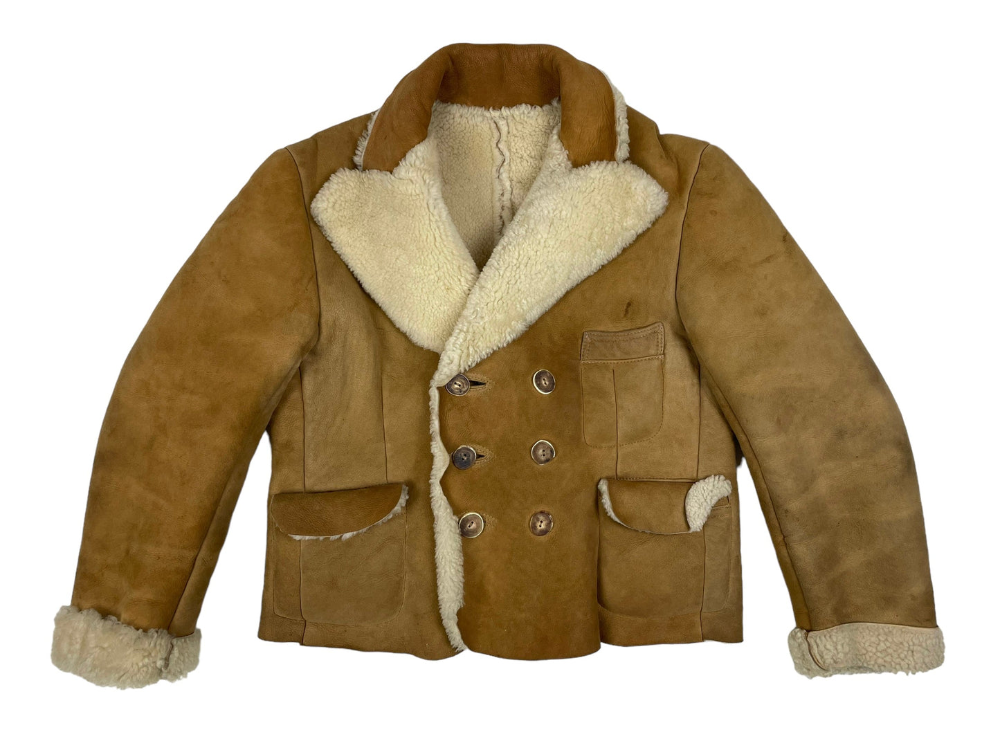 Vivienne Westwood AW1988 reissue of AW1982 Nostalgia of Mud shearling jacket