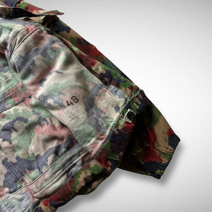 Swiss Army Camo Mesh Beekeeper Hood Jacket (90s)