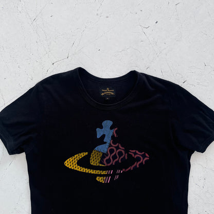 2000s vivienne westwood anglomania black orb tee | Black, Black