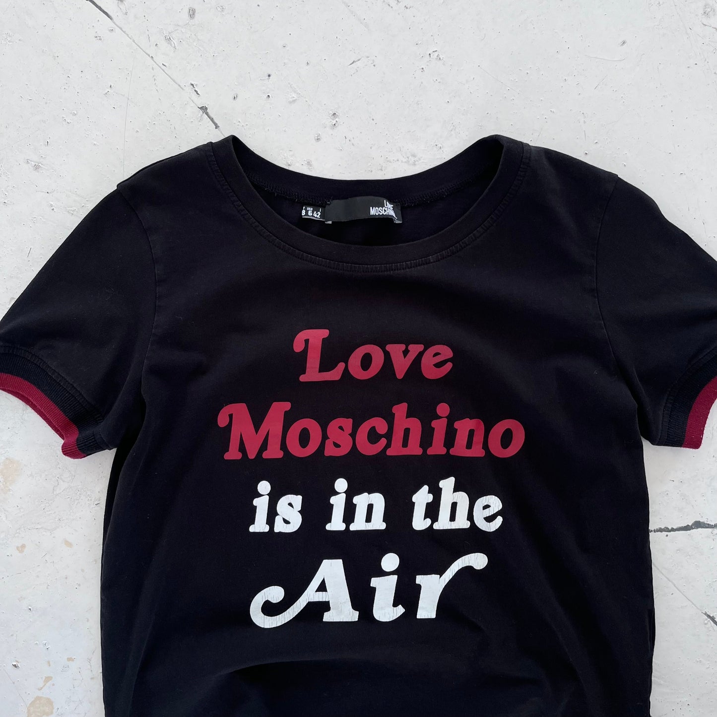 2000s moschino graphic tee | Black, Black