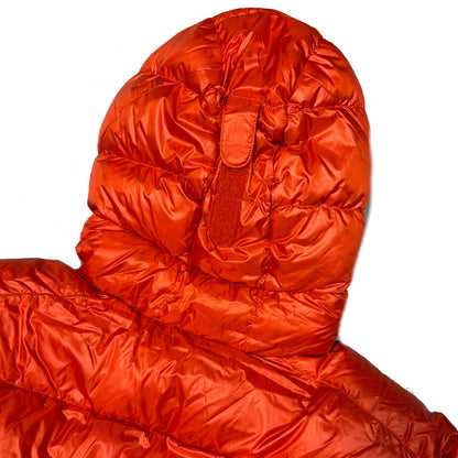 Montbell Puffer Jacket In Orange & Red ( M )