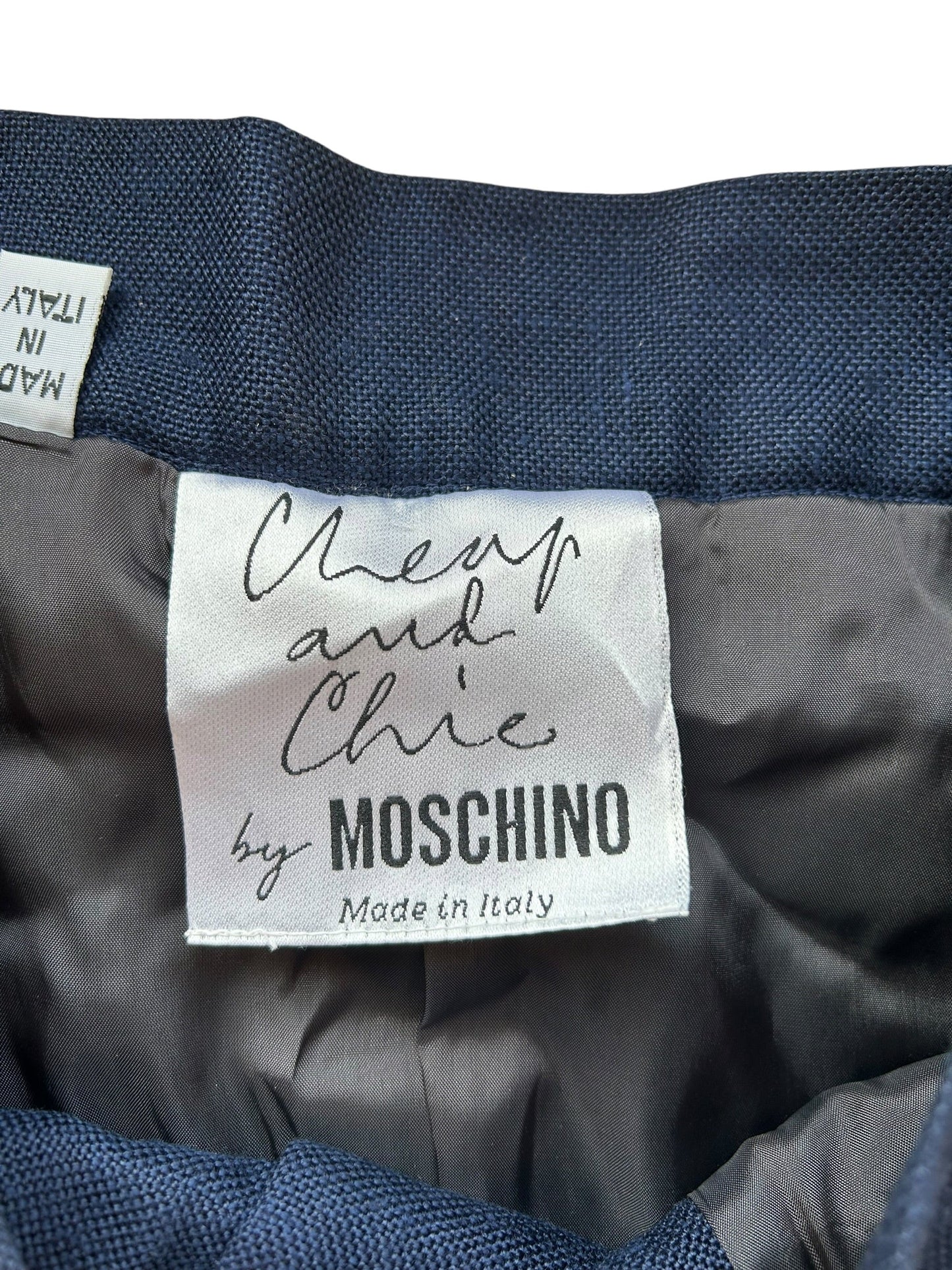 Moschino ‘Cheap and Chic’ Skirt | O/S, Blue