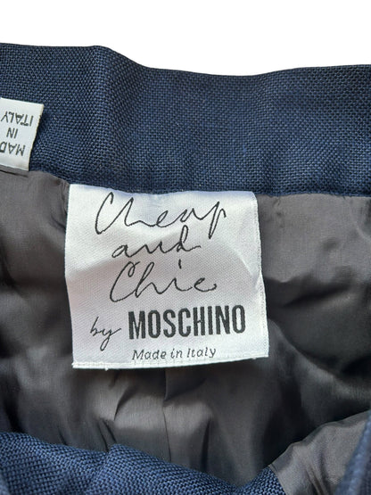 Moschino ‘Cheap and Chic’ Skirt | O/S, Blue