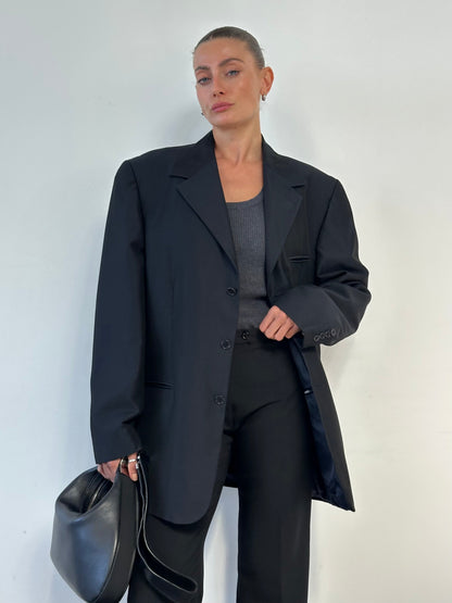 Italian Vintage Single Breasted Blazer - 46R/XL