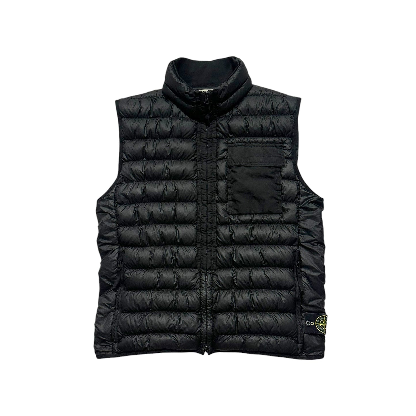 Stone Island Garment Dyed Micro Yarn Down Gilet Body Warmer