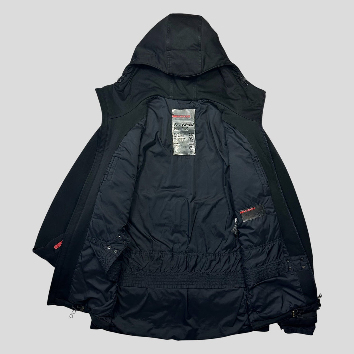 Prada Sport 00’s Ninja Moto Panelled Jacket - IT52 (M/L) | Large, Black