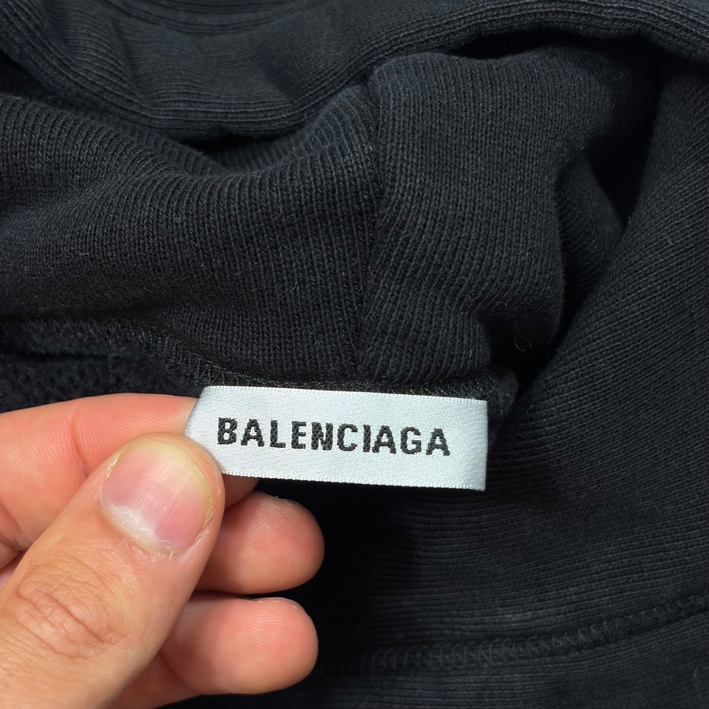Balenciaga 2018 Speed Hunters Cropped Graphic Hoodie - S | Default Title, Black