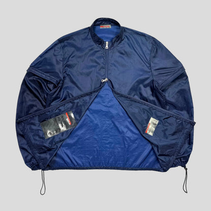 Prada Sport SS00 Convertible Blue Transparent 3m Jacket - IT48