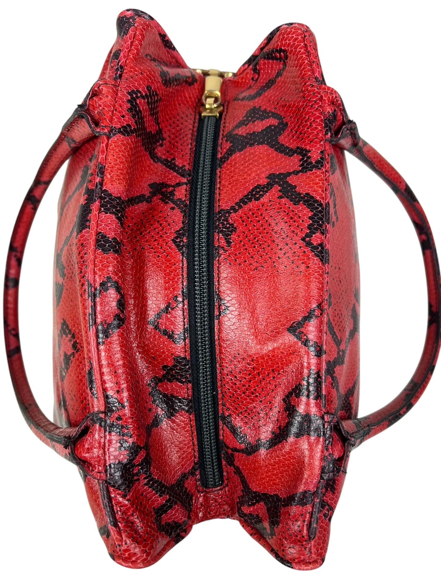 Moschino mid 1990s Python bag