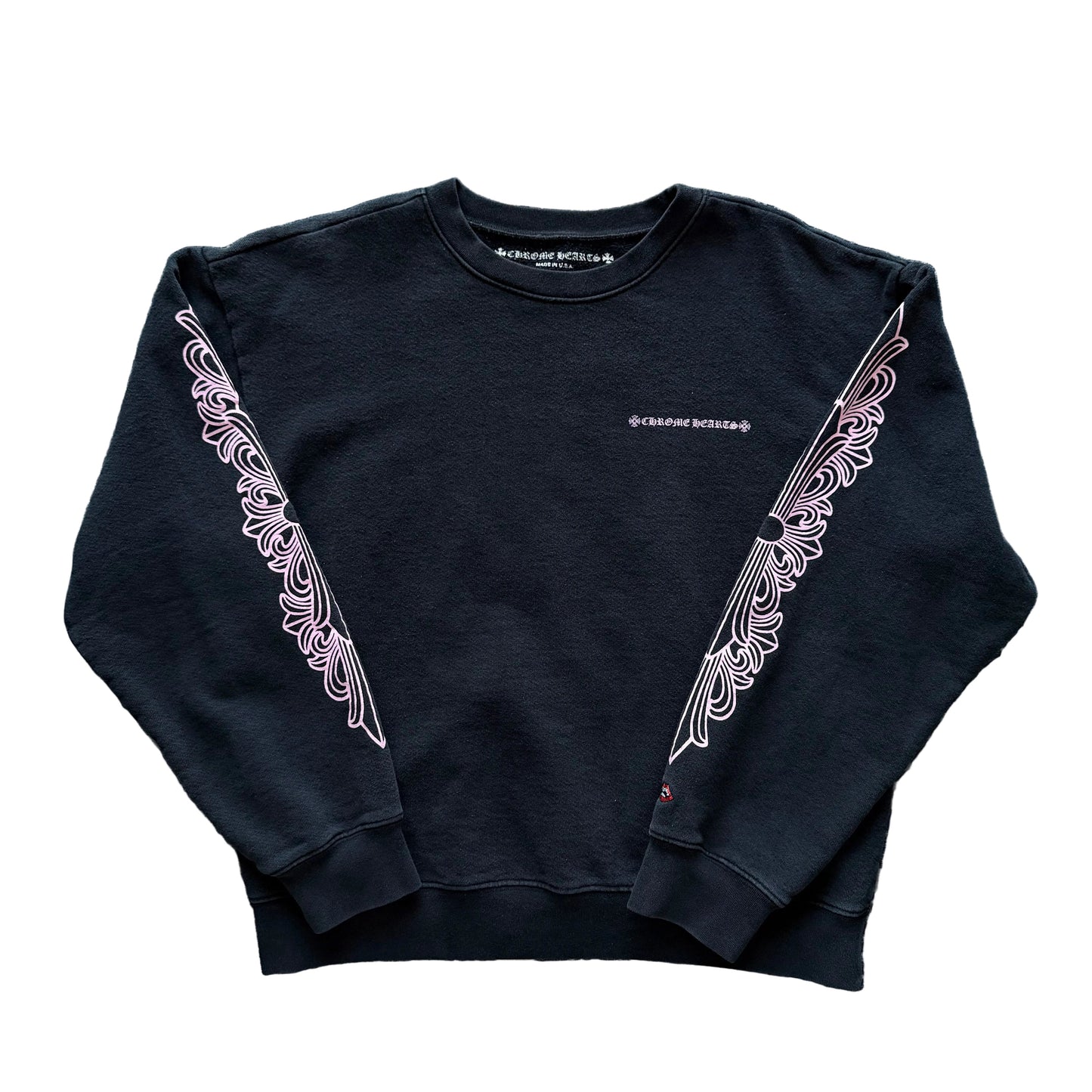 Chrome Hearts Matty Boy F&F Crewneck Sweatshirt | Large, Black