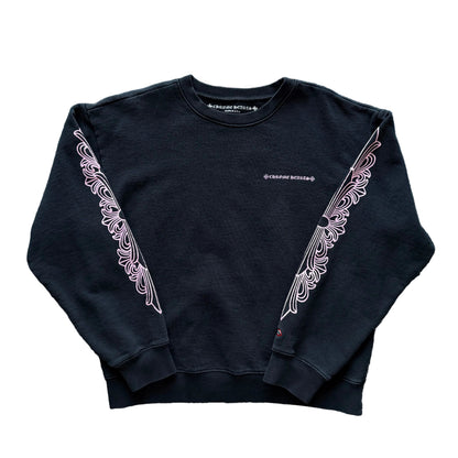 Chrome Hearts Matty Boy F&F Crewneck Sweatshirt | Large, Black