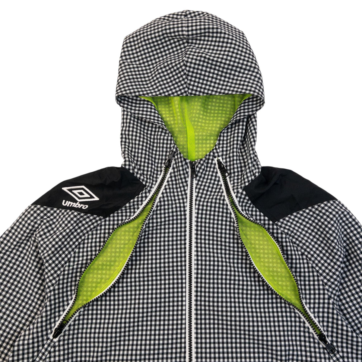 Vintage 2000s Umbro Triple Zip Checkered Jacket Size M | Medium, Multicoloured