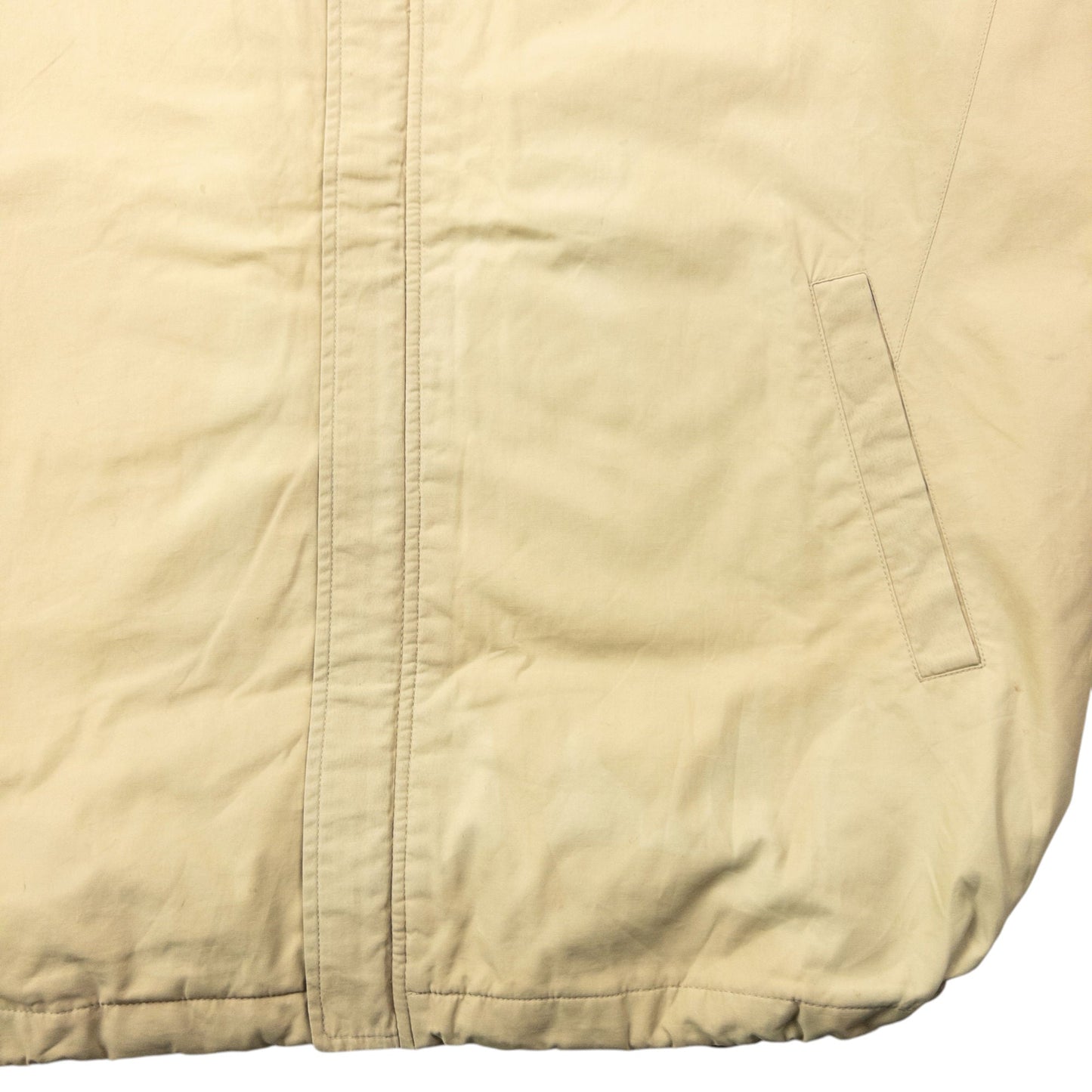 Vintage 90s YSL Yves Saint Laurent Harrington Jacket Size L | Large, Beige