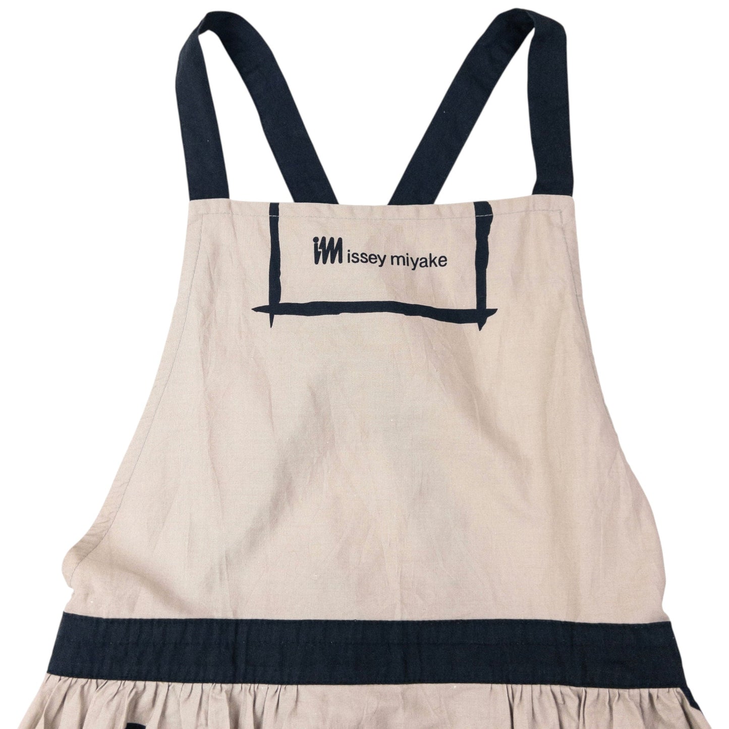 Vintage 90s Issey Miyake Apron | O/S, Beige