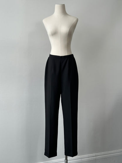 Max Mara 1990s Lightweight Tapered Tailored Trousers - W28