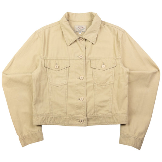 Vintage Armani Jeans Cropped Button Up Jacket Womens Size S