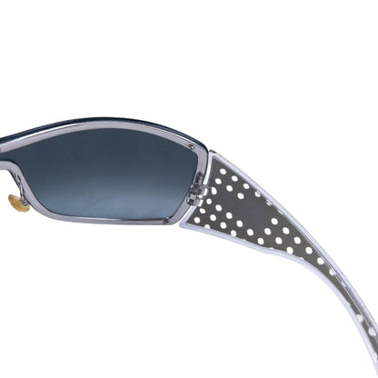 Vintage 2000s Dior Quadrille Shield Sunglasses