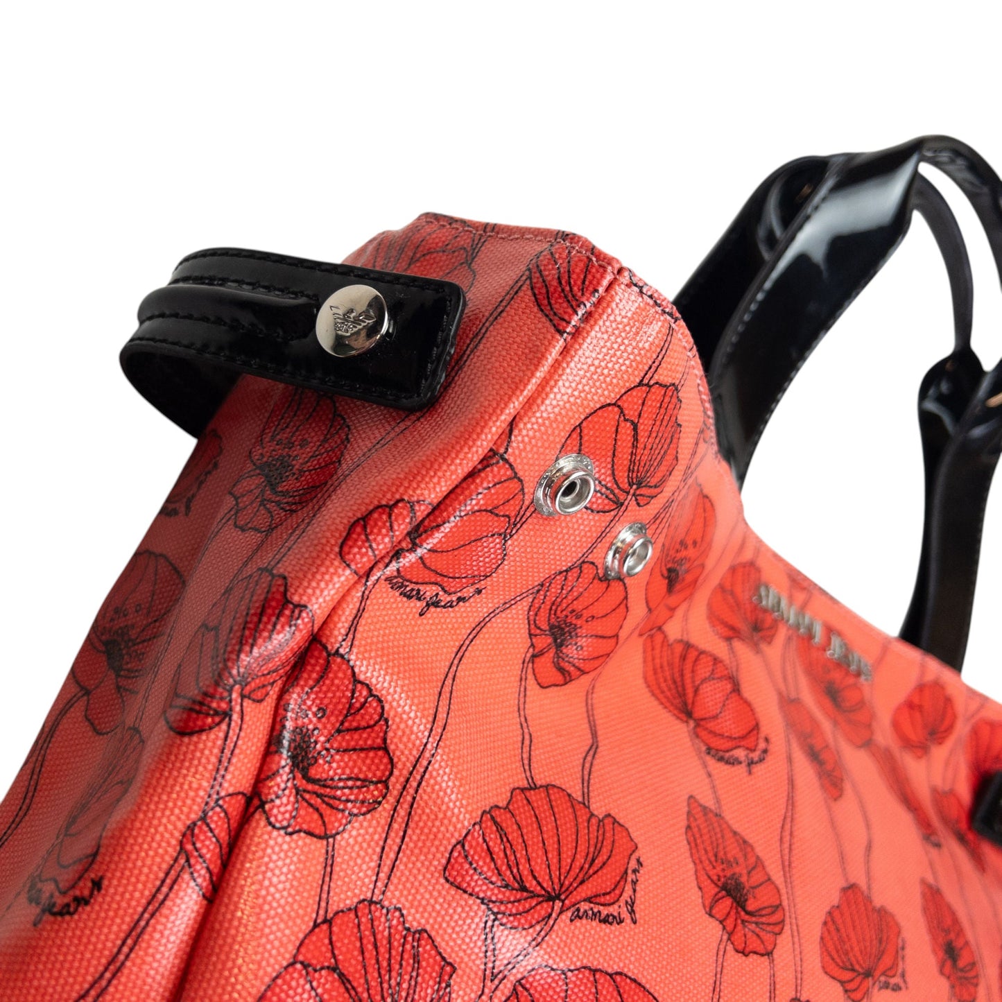 Vintage Armani Jeans Floral Shoulder Bag