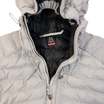 Vintage 2000s Haglofs Padded Zip Up Jacket Womens Size M | Medium, Grey