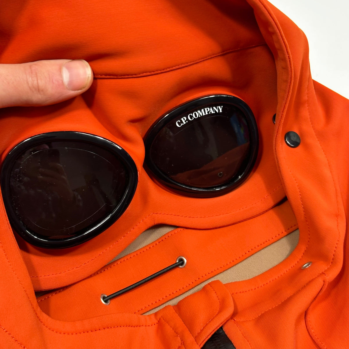 CP Company Soft Shell Goggle Jacket - M | Medium, Orange