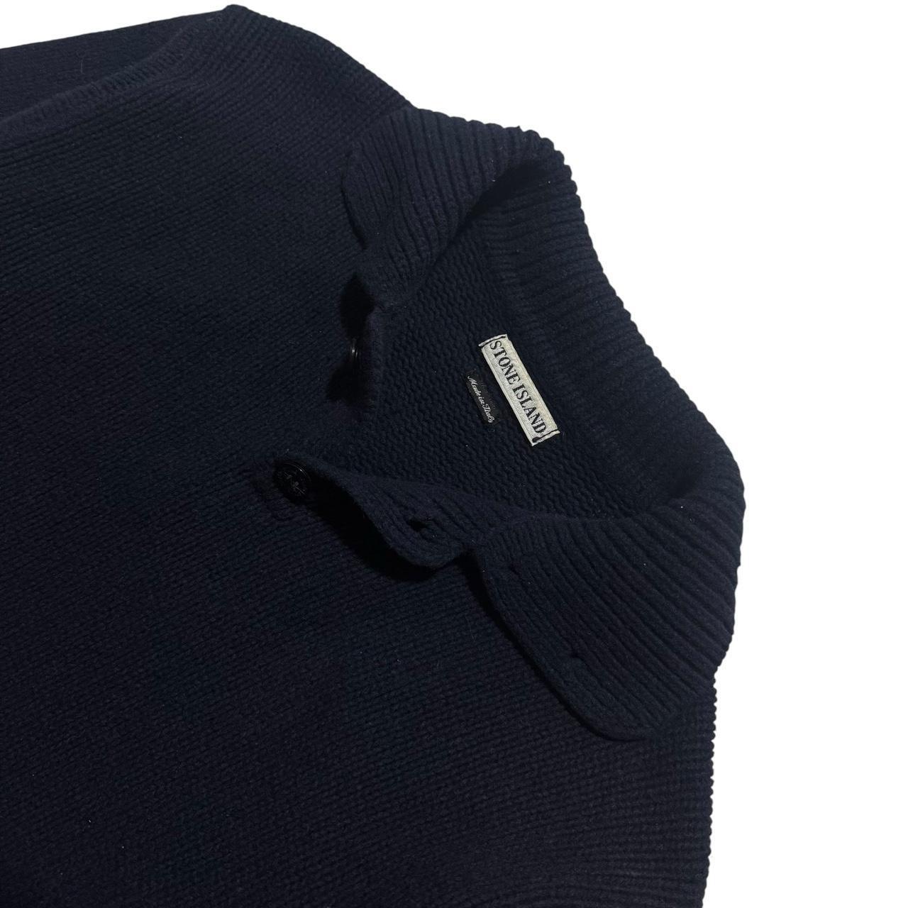Stone Island A/W 1997 Navy Knit Pullover | Medium, Navy