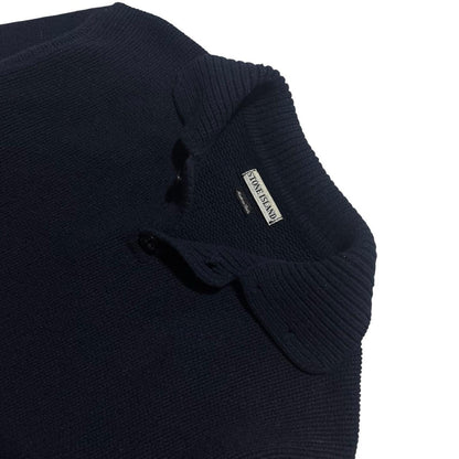 Stone Island A/W 1997 Navy Knit Pullover | Medium, Navy