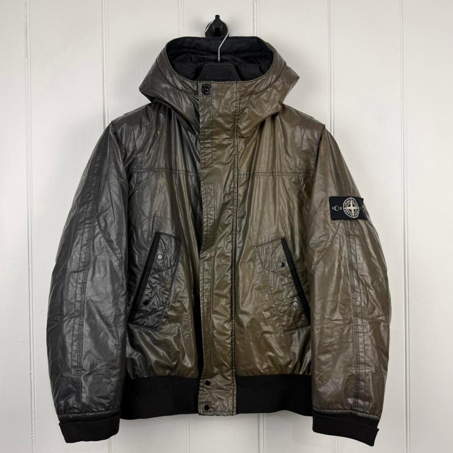 Stone Island Ice Jacket Dark Grey / Brown Thermochromatic (M) | Medium, Brown