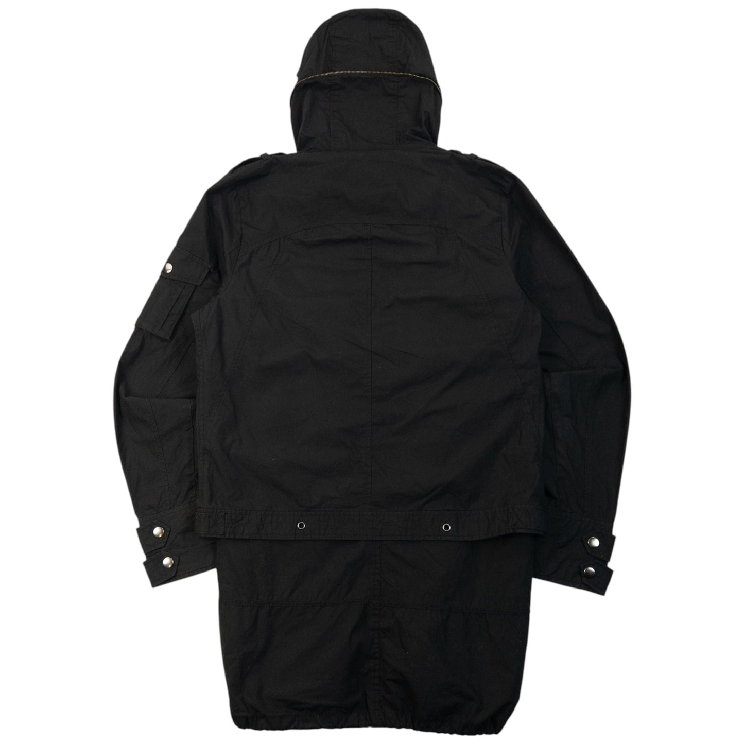 Vintage 2000s PPFM Layered Convertible Jacket Size M | Medium, Black