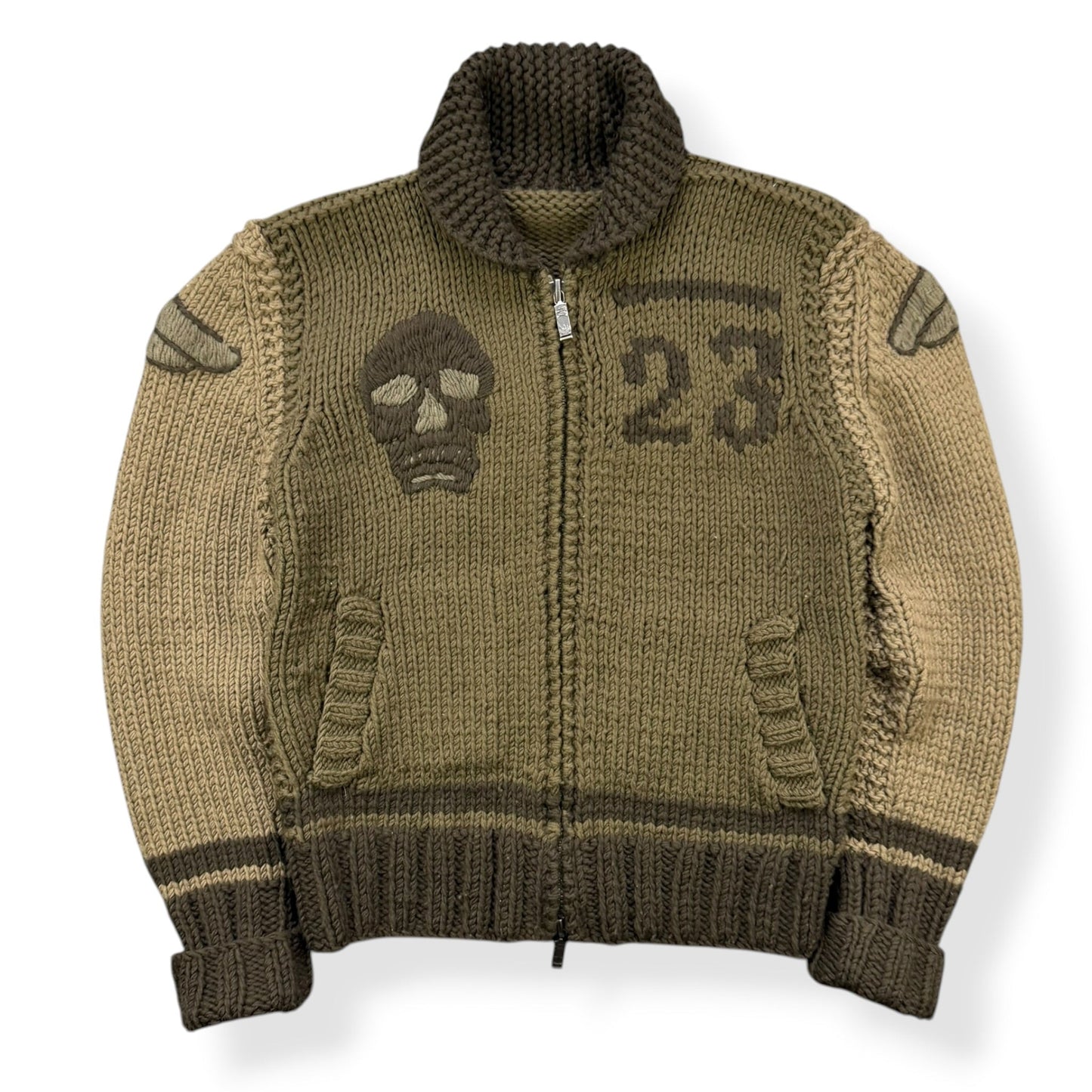 2000's Maharishi 1GG Knit Wool Jacket (M) | Default Title, Red
