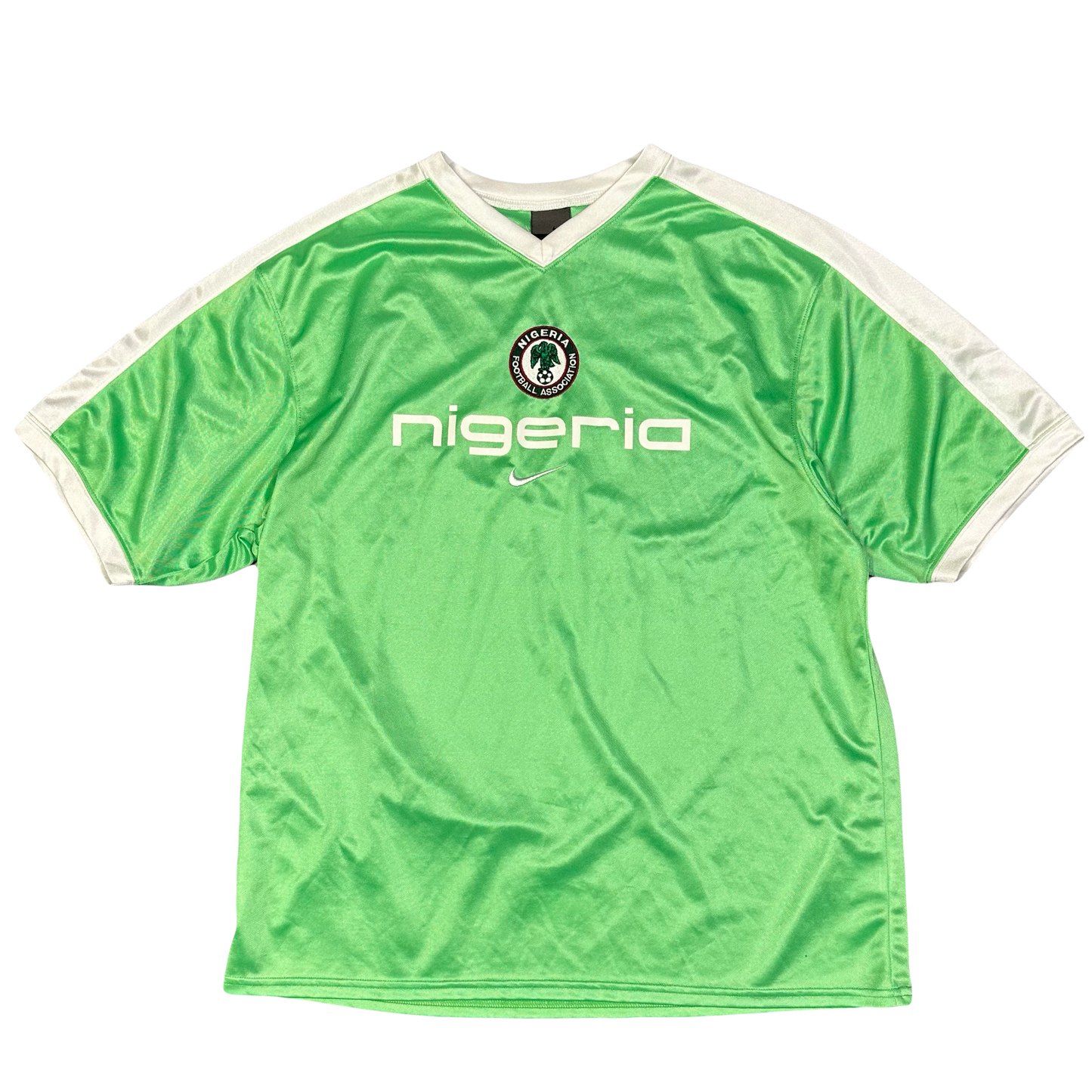Nike Nigeria 2002 Shirt In Green ( M )