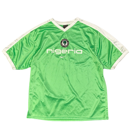Nike Nigeria 2002 Shirt In Green ( M )