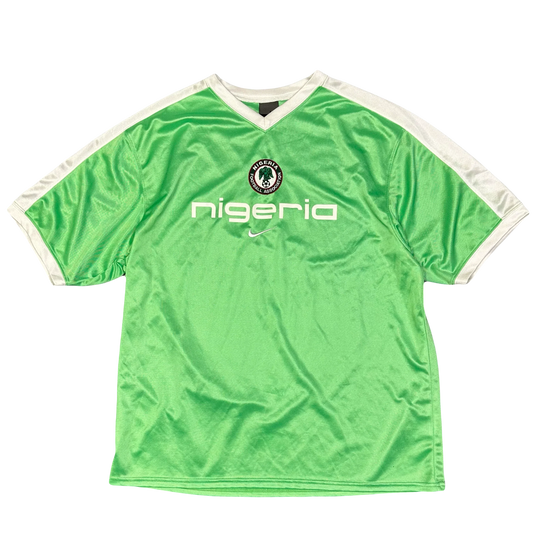 Nike Nigeria 2002 Shirt In Green ( M ) - 1036 Emporium
