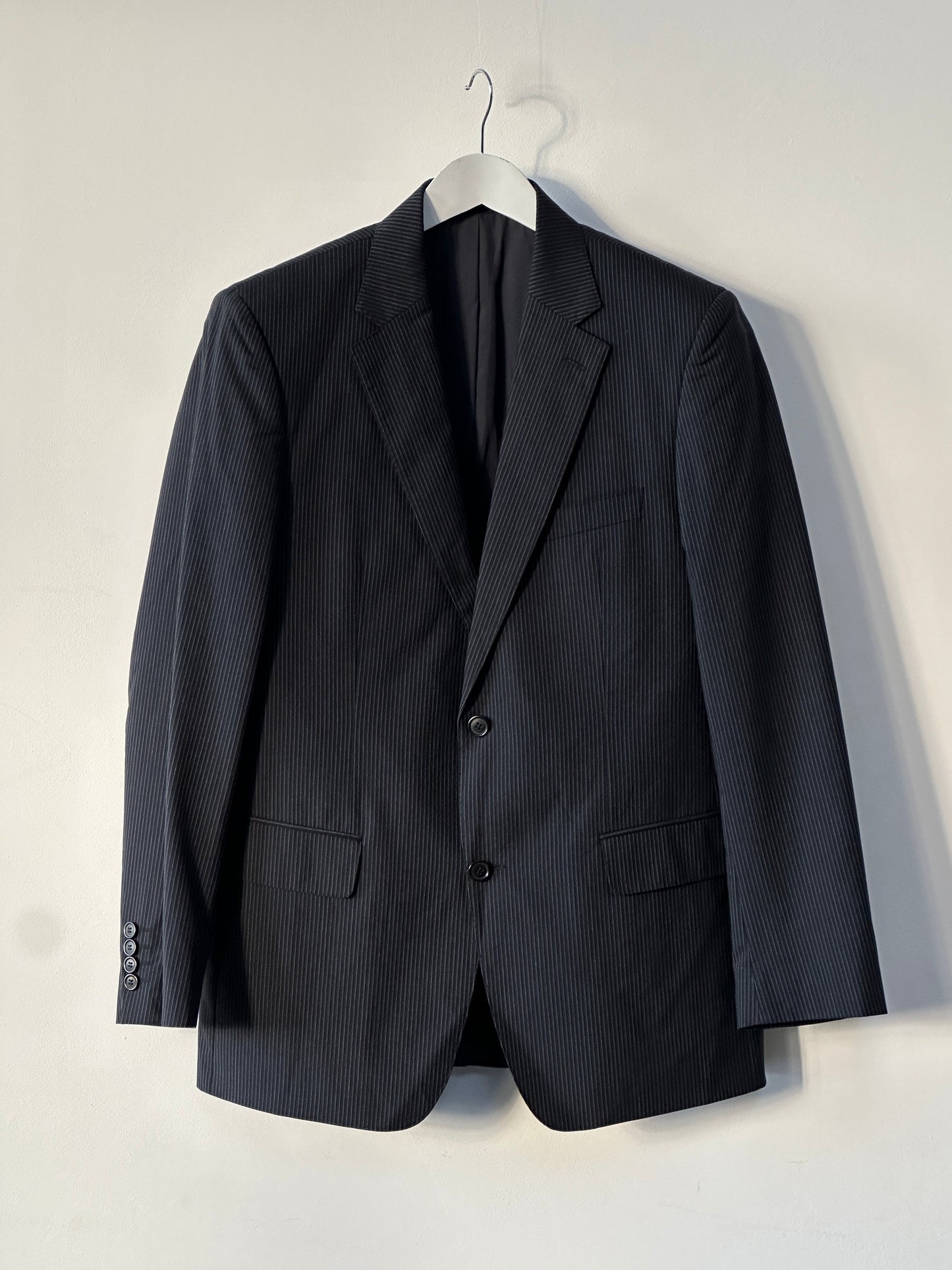 Hugo Boss Stripe Pure Wool Single Breasted Blazer - 40R/XL