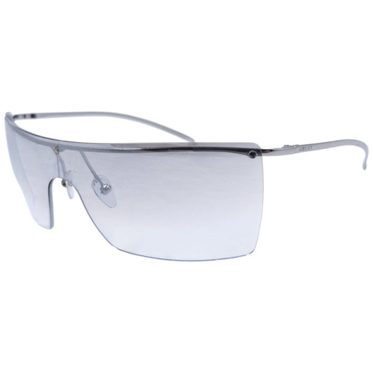 Vintage 2000s Gucci Clear Rimless Sunglasses | O/S, Grey