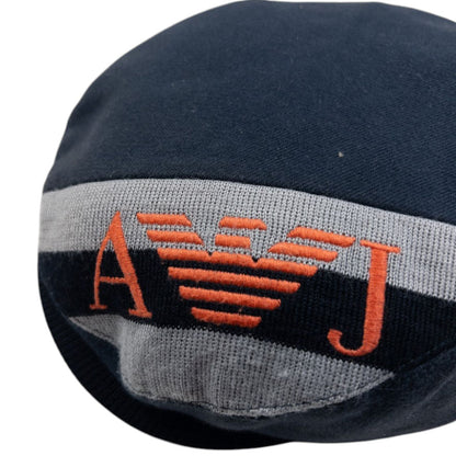 Vintage Armani Embroidered Flat Cap Hat