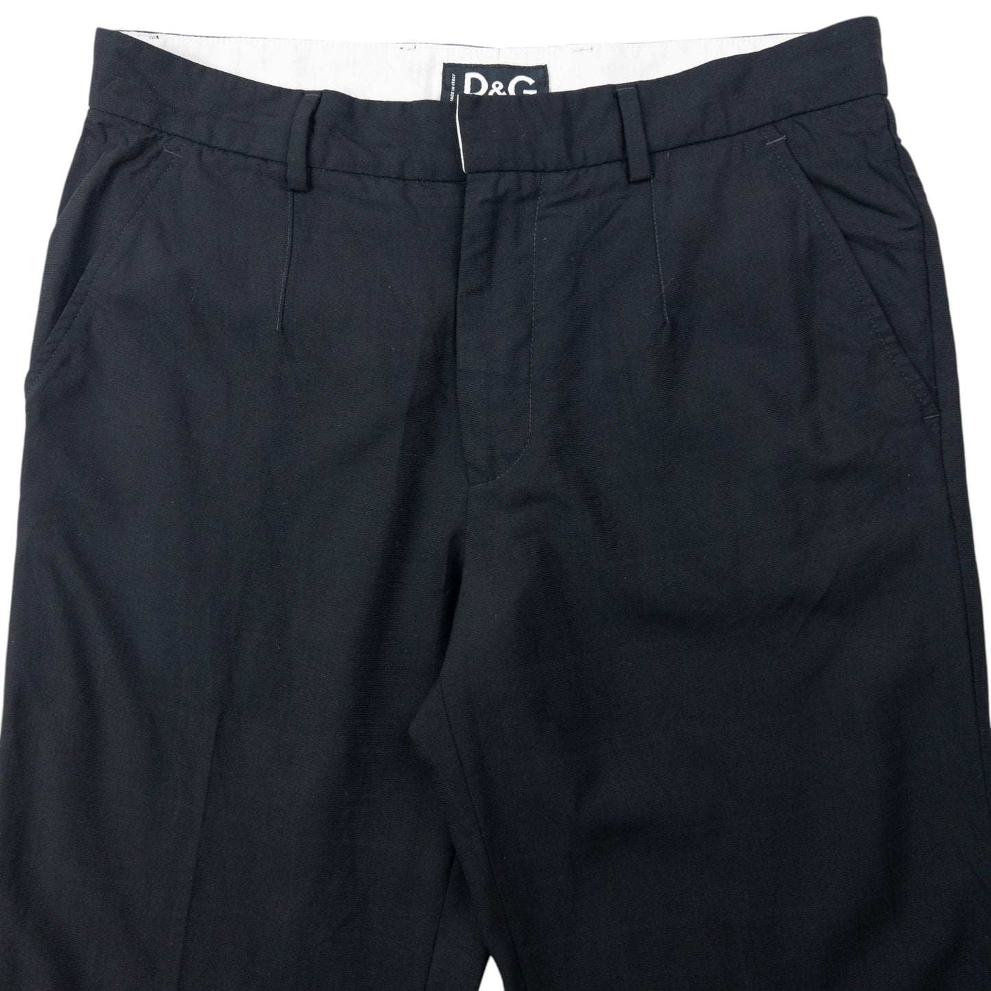 Vintage 2000s Dolce & Gabbana Lightweight Trousers Size W32 | W32, Black