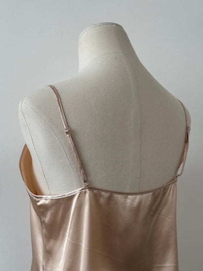 Vintage 2000s Satin V Neck Cami Top - M