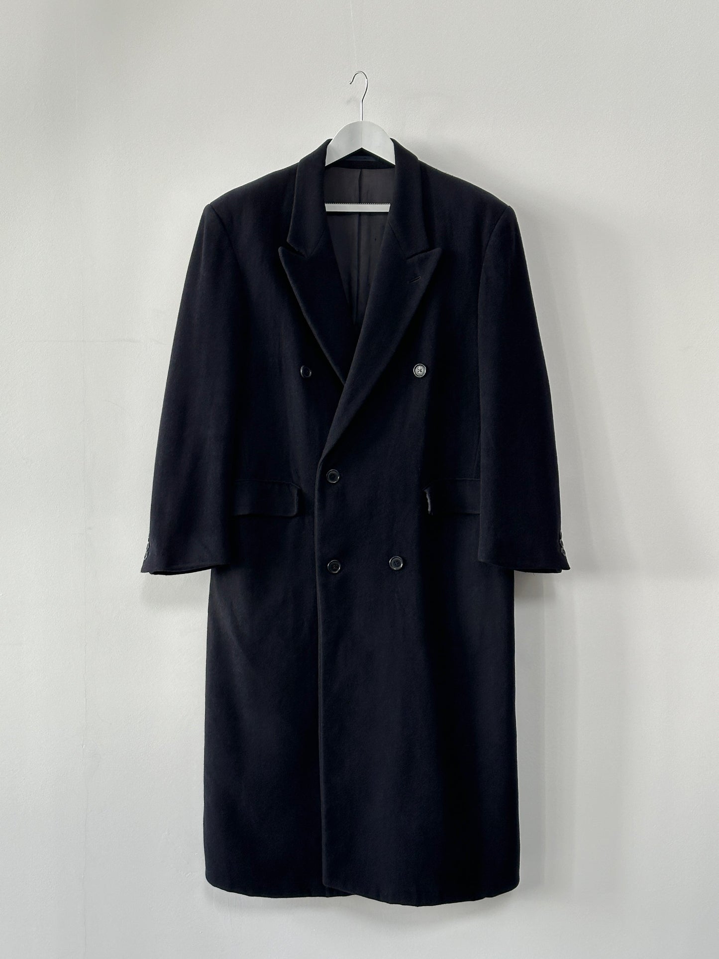 Pierre Cardin Wool Cashmere Double Breasted Coat - L/XL