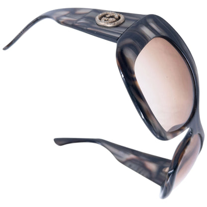 Vintage 2000s Gucci Diamonte Pattern Sunglasses | O/S, Tortoiseshell