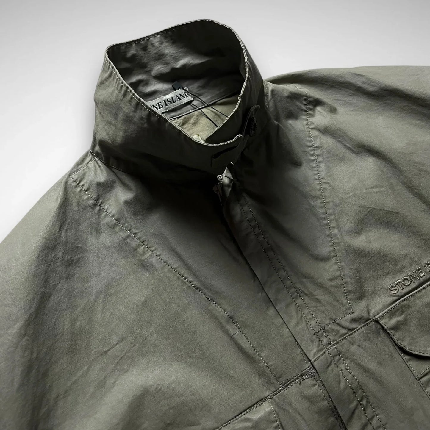 Stone Island Waxed Cotton Overshirt (SS2000)