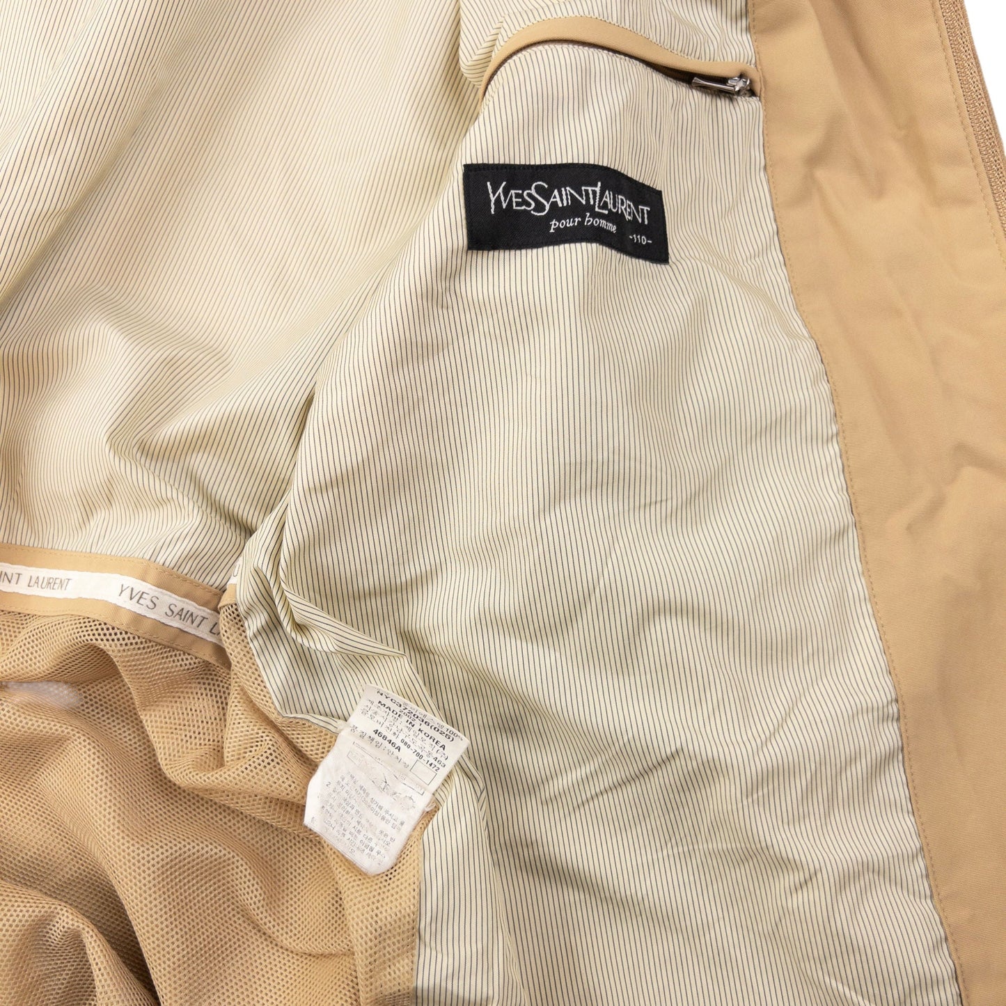 Vintage YSL Yves Saint Laurent Harrington Jacket Size XL