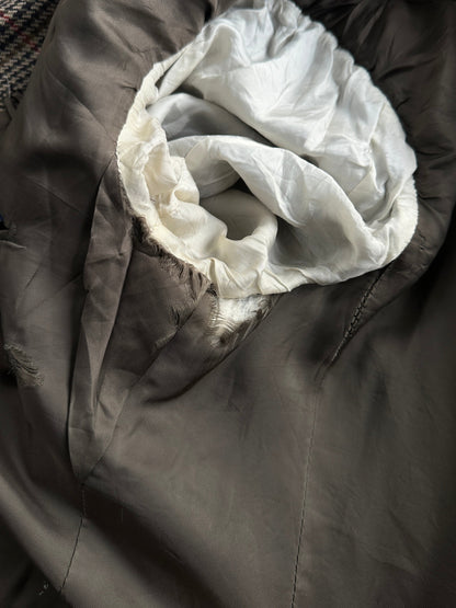 Burberry 1990s Wool Cashmere Check Blazer - 44R/XL