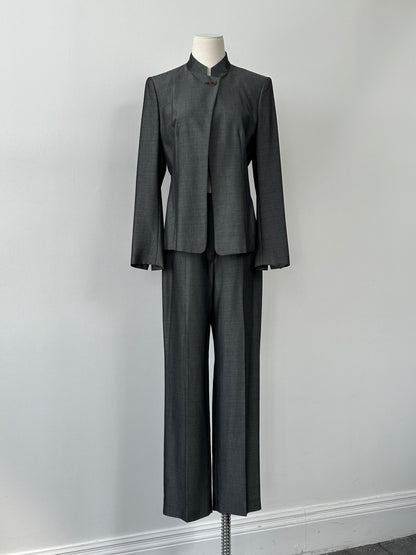 Iblues Italian Vintage 1990s High Neck Tailored Suit - M/W28